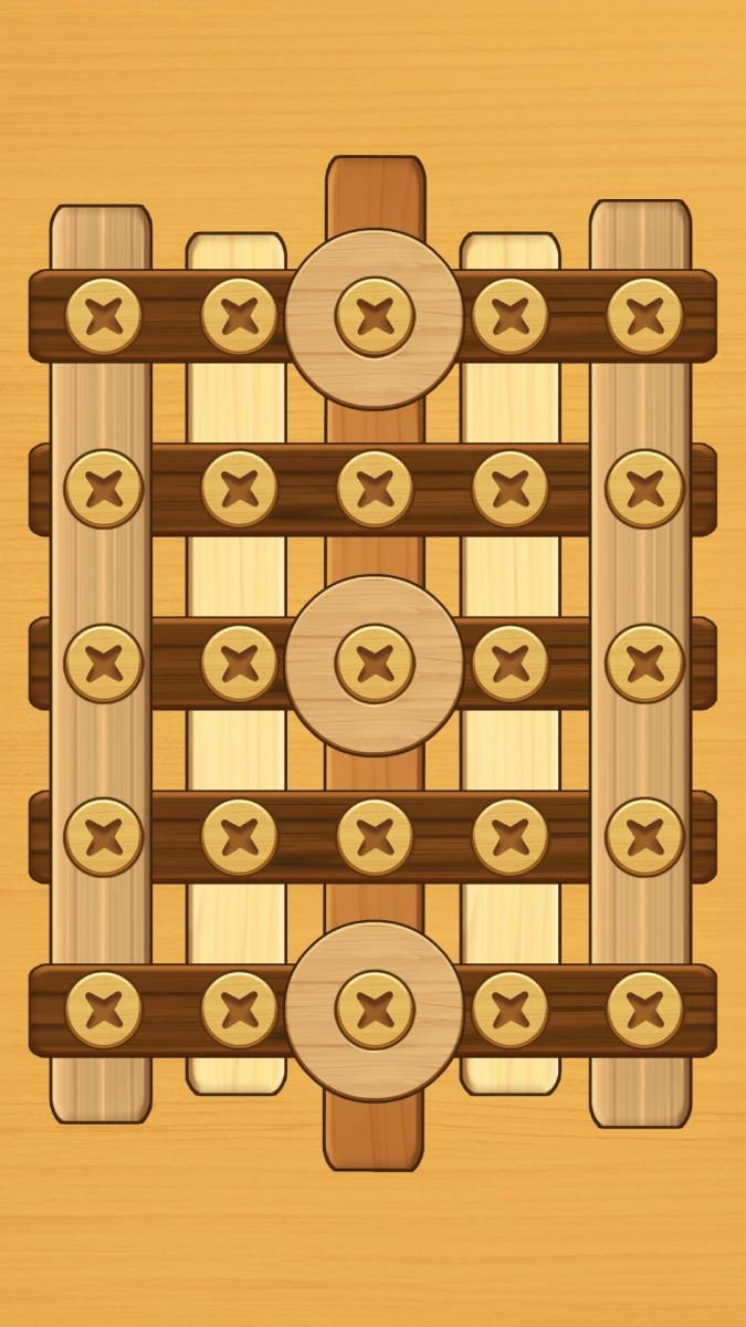 Screw Puzzle: Wood Nut & Bolt™