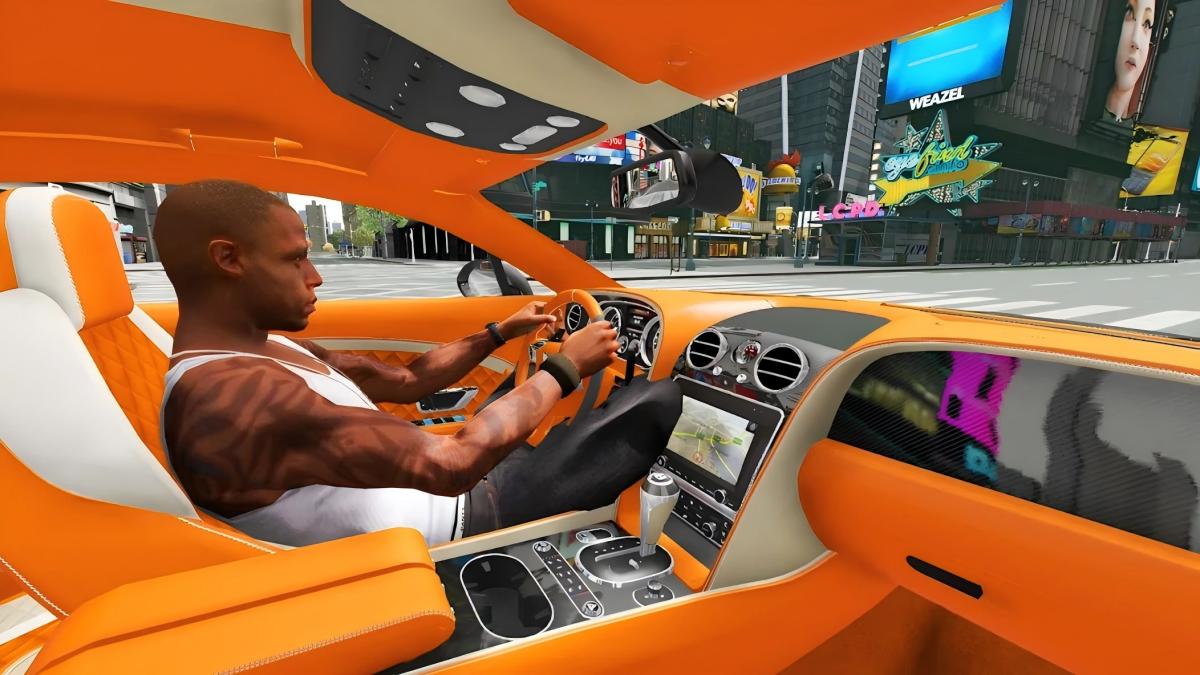 Real Car Driving: 3D City