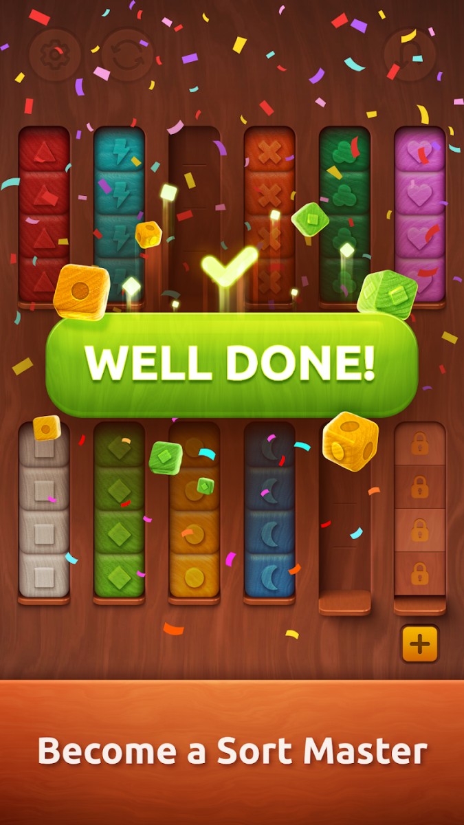 Colorwood Sort Puzzle Game