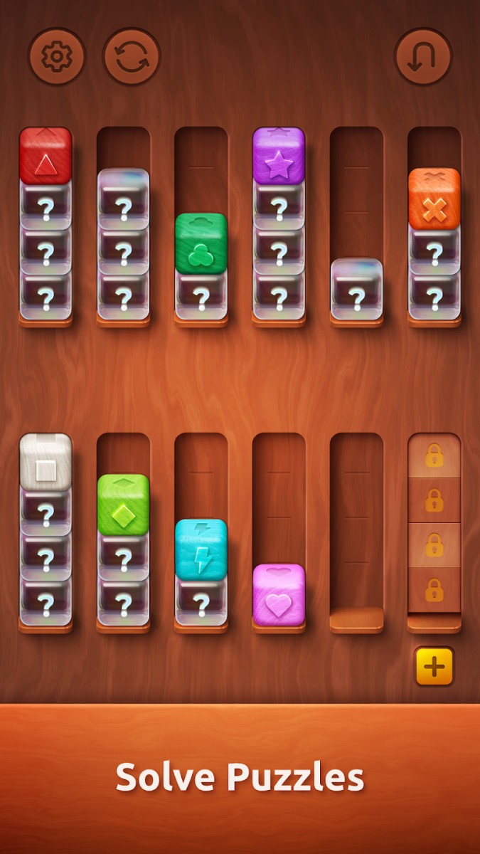 Colorwood Sort Puzzle Game