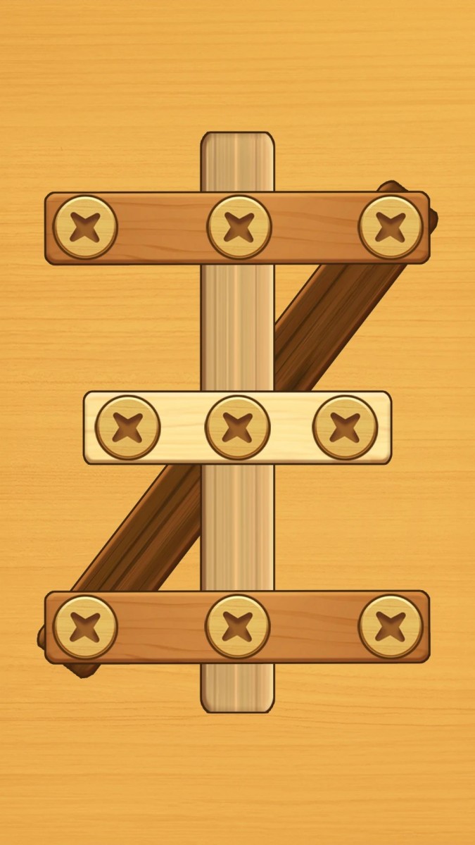 Screw Puzzle: Wood Nut & Bolt™