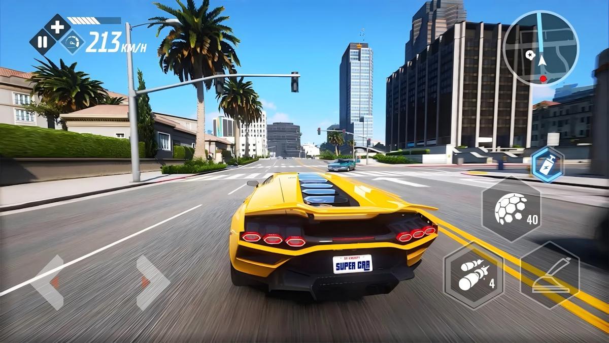 Real Car Driving: 3D City